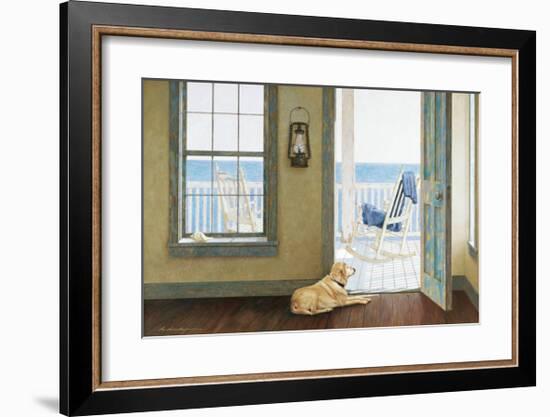 Looking Over the Sea-Zhen-Huan Lu-Framed Giclee Print