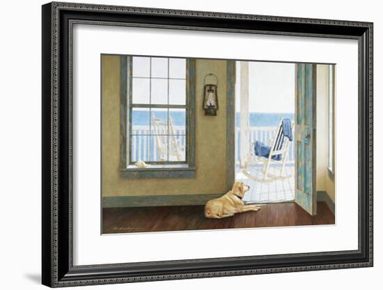 Looking Over the Sea-Zhen-Huan Lu-Framed Giclee Print