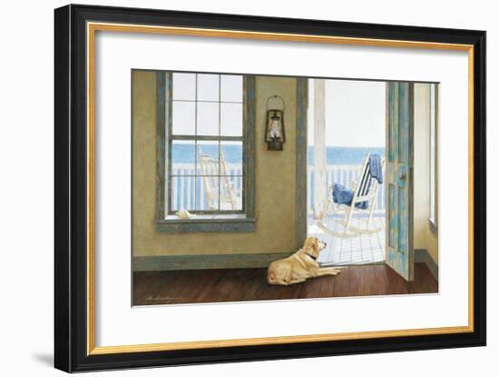 Looking Over the Sea-Zhen-Huan Lu-Framed Giclee Print