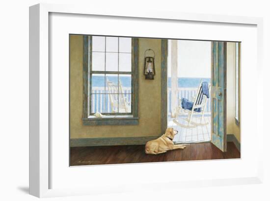 Looking Over the Sea-Zhen-Huan Lu-Framed Giclee Print