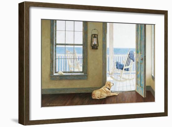 Looking Over the Sea-Zhen-Huan Lu-Framed Giclee Print