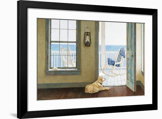 Looking Over the Sea-Zhen-Huan Lu-Framed Giclee Print