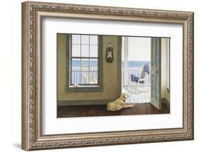 Looking Over the Sea-Zhen-Huan Lu-Framed Art Print