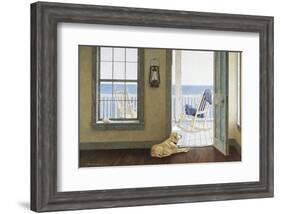 Looking Over the Sea-Zhen-Huan Lu-Framed Art Print