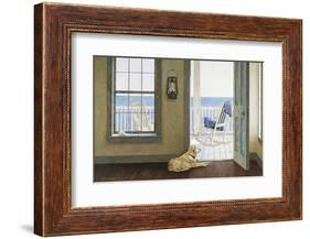 Looking Over the Sea-Zhen-Huan Lu-Framed Art Print