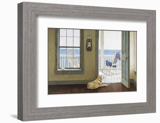 Looking Over the Sea-Zhen-Huan Lu-Framed Art Print