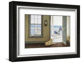 Looking Over the Sea-Zhen-Huan Lu-Framed Art Print