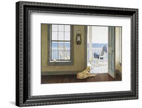 Looking Over the Sea-Zhen-Huan Lu-Framed Art Print