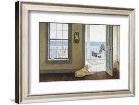 Looking Over the Sea-Zhen-Huan Lu-Framed Art Print