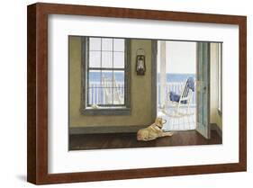 Looking Over the Sea-Zhen-Huan Lu-Framed Art Print