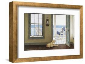Looking Over the Sea-Zhen-Huan Lu-Framed Art Print
