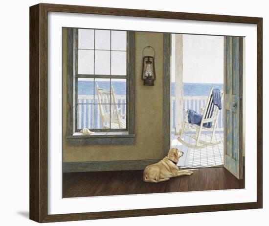 Looking Over the Sea-Zhen-Huan Lu-Framed Art Print