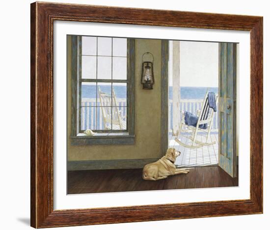 Looking Over the Sea-Zhen-Huan Lu-Framed Art Print