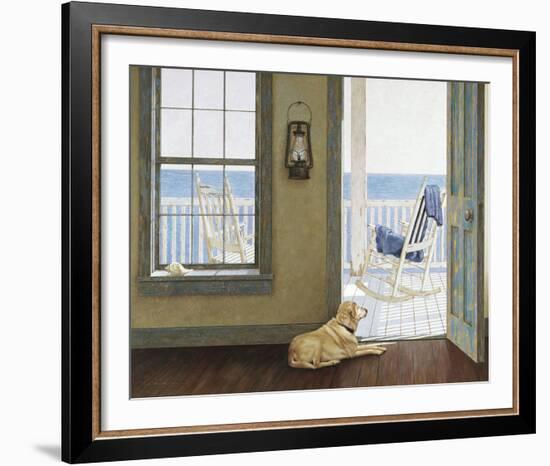 Looking Over the Sea-Zhen-Huan Lu-Framed Art Print