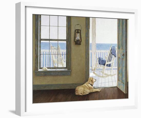 Looking Over the Sea-Zhen-Huan Lu-Framed Art Print