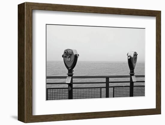 Looking South (b/w)-Erin Clark-Framed Art Print