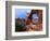 Looking Through an Arch in Arches National Monument, Utah, Arches National Park, USA-Mark Newman-Framed Photographic Print