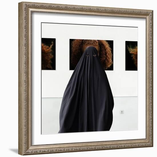 Looking Through Her Mind.....!-Huib Limberg-Framed Photographic Print