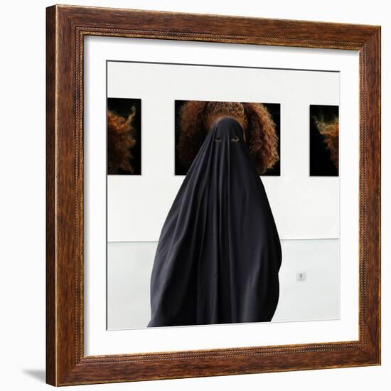 Looking Through Her Mind.....!-Huib Limberg-Framed Photographic Print