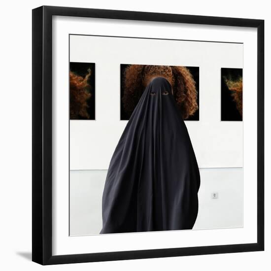 Looking Through Her Mind.....!-Huib Limberg-Framed Photographic Print