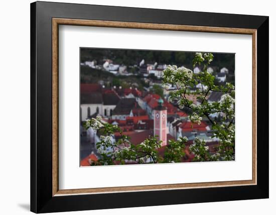 Looking Through the Bushes to Eichstatt-Felix Strohbach-Framed Photographic Print