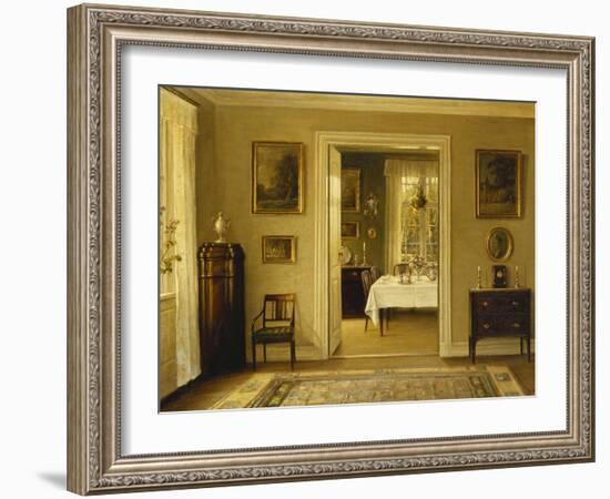 Looking Through to the Dining Room-Hans Hilsoe-Framed Giclee Print