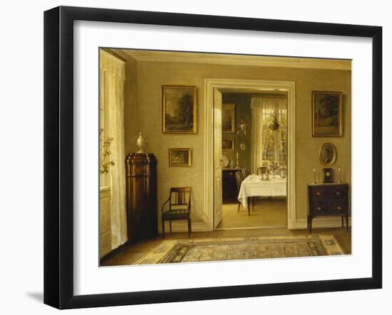 Looking Through to the Dining Room-Hans Hilsoe-Framed Giclee Print