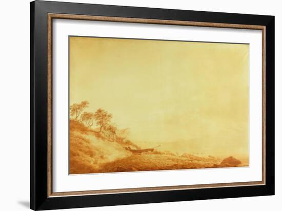 Looking Towards Arkona at Sunrise, 1801-Caspar David Friedrich-Framed Giclee Print