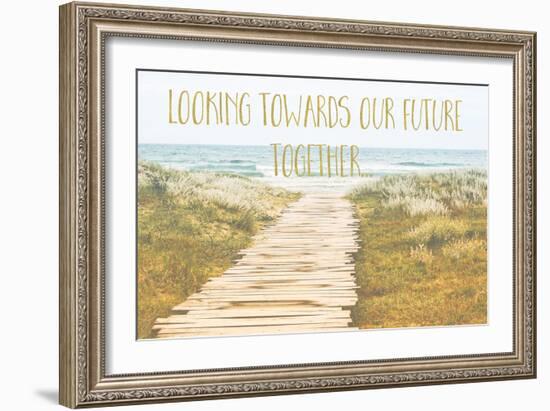 Looking Towards Our Future Together-Tina Lavoie-Framed Giclee Print