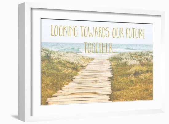 Looking Towards Our Future Together-Tina Lavoie-Framed Giclee Print