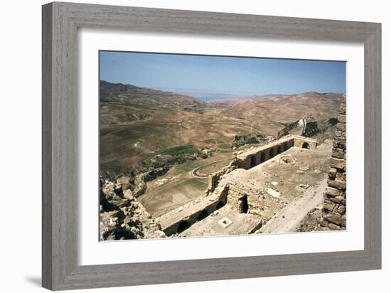 Looking Towards the Dead Sea from the Castle of Kerak, Jordan-Vivienne Sharp-Framed Photographic Print