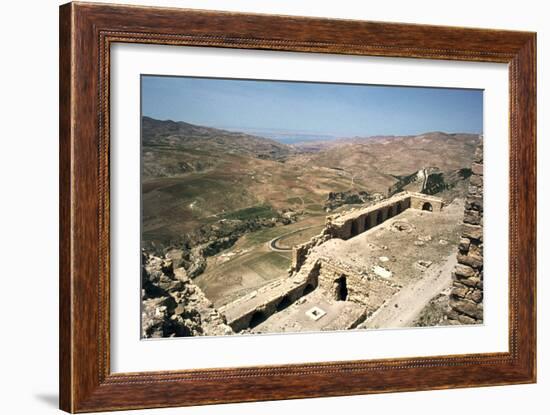 Looking Towards the Dead Sea from the Castle of Kerak, Jordan-Vivienne Sharp-Framed Photographic Print