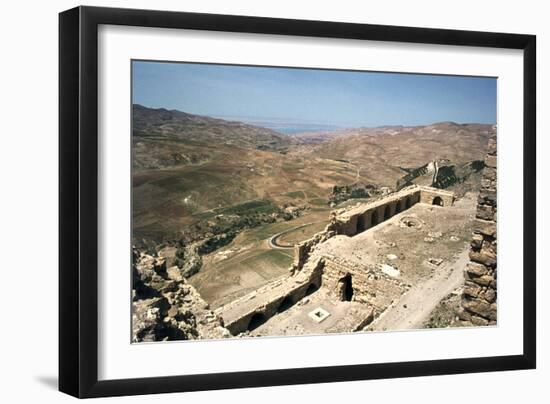 Looking Towards the Dead Sea from the Castle of Kerak, Jordan-Vivienne Sharp-Framed Photographic Print