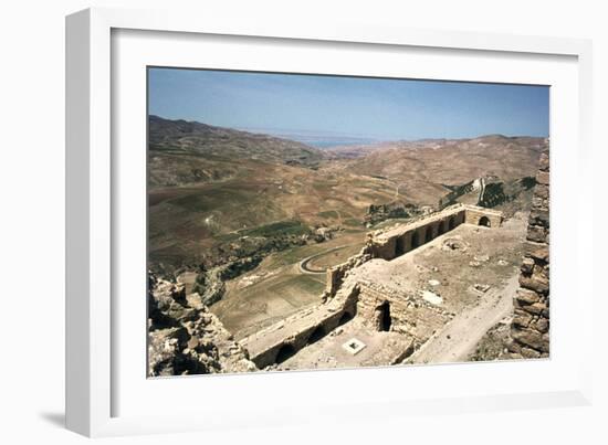 Looking Towards the Dead Sea from the Castle of Kerak, Jordan-Vivienne Sharp-Framed Photographic Print