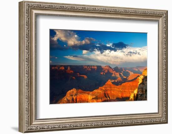 Looking towards Wotan's Throne from south rim, Grand Canyon, Arizona-Geraint Tellem-Framed Photographic Print