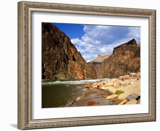 Looking Up River From Below Hance Rapid, Grand Canyon National Park, Arizona, USA-Bernard Friel-Framed Photographic Print