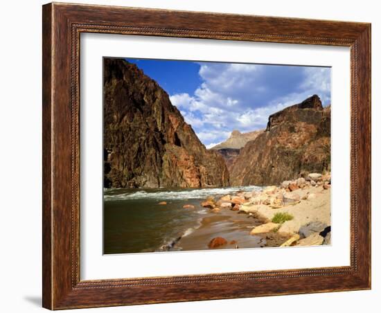 Looking Up River From Below Hance Rapid, Grand Canyon National Park, Arizona, USA-Bernard Friel-Framed Photographic Print