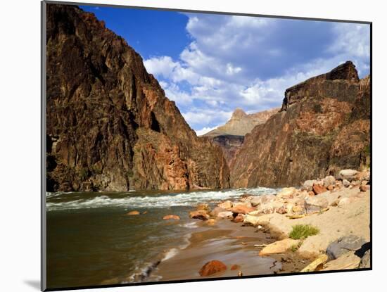 Looking Up River From Below Hance Rapid, Grand Canyon National Park, Arizona, USA-Bernard Friel-Mounted Photographic Print