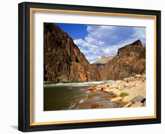 Looking Up River From Below Hance Rapid, Grand Canyon National Park, Arizona, USA-Bernard Friel-Framed Photographic Print