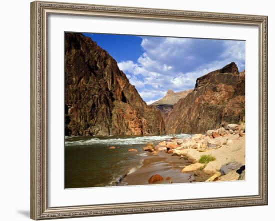 Looking Up River From Below Hance Rapid, Grand Canyon National Park, Arizona, USA-Bernard Friel-Framed Photographic Print