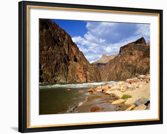 Looking Up River From Below Hance Rapid, Grand Canyon National Park, Arizona, USA-Bernard Friel-Framed Photographic Print