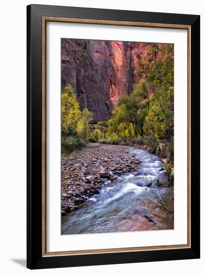 Looking Upstream II-Danny Head-Framed Photographic Print