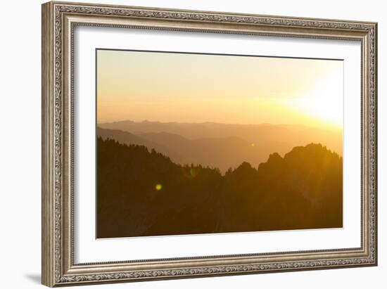 Looking West From Mt. Rainier National Park, WA-Justin Bailie-Framed Photographic Print