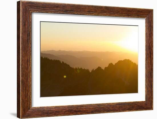 Looking West From Mt. Rainier National Park, WA-Justin Bailie-Framed Photographic Print