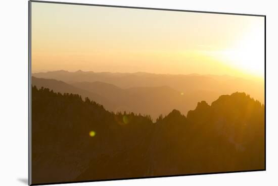 Looking West From Mt. Rainier National Park, WA-Justin Bailie-Mounted Photographic Print