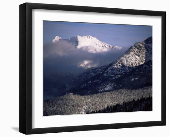 Looking West from the Top of Whistler, Whistler, British Columbia, Canada, North America-Aaron McCoy-Framed Photographic Print