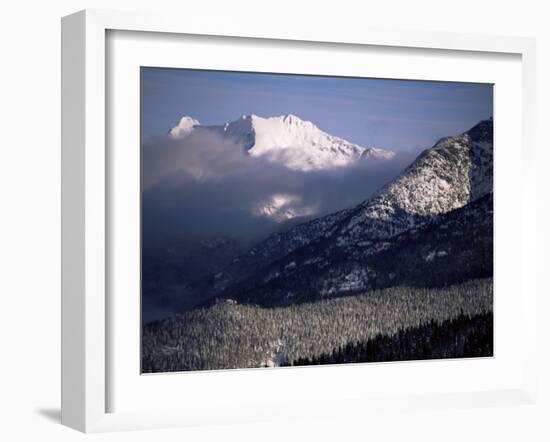 Looking West from the Top of Whistler, Whistler, British Columbia, Canada, North America-Aaron McCoy-Framed Photographic Print