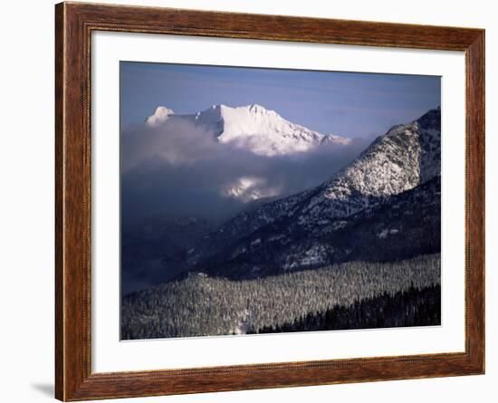 Looking West from the Top of Whistler, Whistler, British Columbia, Canada, North America-Aaron McCoy-Framed Photographic Print