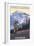 Lookout Mountain, Colorado - Mountain Hiker-Lantern Press-Framed Art Print