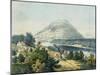 Lookout Mountain, Tennessee and the Chattanooga Railroad-null-Mounted Giclee Print